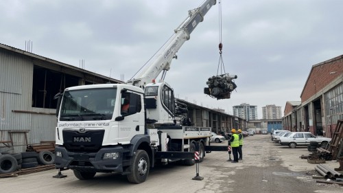 Kartal Oto Sanayi Sitesi Vinç Kiralama